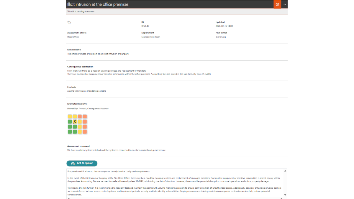 Risk management - with or without AI